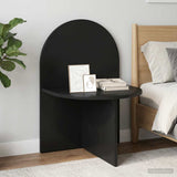 Comodino 2 pcs Rovere Nero 48 x 49 x 65 cm Legno ingegnerizzato