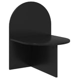 Comodino 2 pcs Rovere Nero 48 x 49 x 65 cm Legno ingegnerizzato