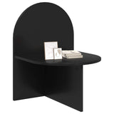 Comodino 2 pcs Rovere Nero 48 x 49 x 65 cm Legno ingegnerizzato