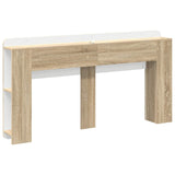 Testata del letto Rovere Sonoma Legno ingegnerizzato