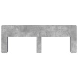 Testata del letto Grigio Cemento Legno ingegnerizzato