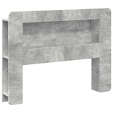 Testata del letto Grigio Cemento Legno ingegnerizzato
