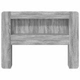 Testata del letto Grigio Sonoma Legno ingegnerizzato