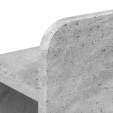 Testata del letto Grigio Cemento Legno ingegnerizzato