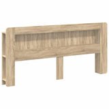 Testata del letto Rovere Sonoma Legno ingegnerizzato
