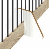 Cancello per cani con supporti 4 pcs Rovere Sonoma 100 x 100 cm