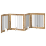 Cancello per cani pieghevole con supporti 4 pcs 401 cm