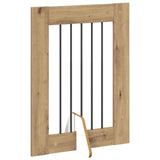 Cancello per cani pieghevole con supporti 2 pcs 120,5 cm