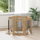 Cancello per cani pieghevole con supporti 6 pcs 362 cm