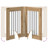 Cancello per cani pieghevole con supporti 6 pcs 362 cm