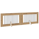 Cancello per cani con supporti 2 pcs Rovere Artigianale