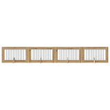 Cancello per cani pieghevole con supporti 4 pcs 401 cm
