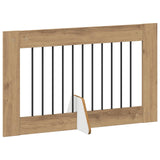 Cancello per cani con supporti 6 pcs Rovere Artigianale