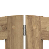 Cancello per cani con supporti 2 pcs Rovere Artigianale