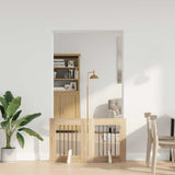 Cancello per cani con supporti 2 pcs Rovere Sonoma 60 x 60 cm