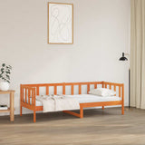 Struttura del letto Marrone cerato 90 x 190 cm Pino massello