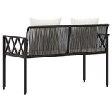 Panchine da esterno 2 -Seater 116 x 56 x 75 cm polyrattan