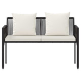 Panchine da esterno 2 -Seater 116 x 56 x 75 cm polyrattan