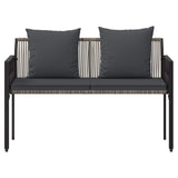Panchine da esterno 2 -Seater 116 x 56 x 75 cm polyrattan