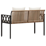 Panchine da esterno 2 -Seater 116 x 56 x 75 cm polyrattan
