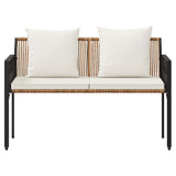 Panchine da esterno 2 -Seater 116 x 56 x 75 cm polyrattan