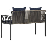 Panchine da esterno 2 -Seater 116 x 56 x 75 cm polyrattan
