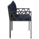 Panchine da esterno 2 -Seater 116 x 56 x 75 cm polyrattan