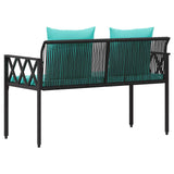 Panchine da esterno 2 -Seater 116 x 56 x 75 cm polyrattan