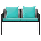 Panchine da esterno 2 -Seater 116 x 56 x 75 cm polyrattan