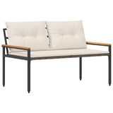 Set Mobili da Esterno 4 pcs Bianco Crema polyrattan