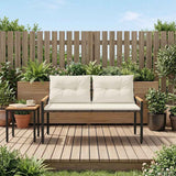 Panchina da esterno 2 -Seater 116 x 67,5 x 72 cm polyrattan