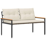 Panchina da esterno 2 -Seater 116 x 67,5 x 72 cm polyrattan