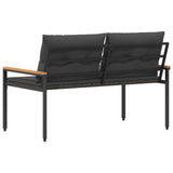 Panchina da esterno 2 -Seater 116 x 67,5 x 72 cm polyrattan