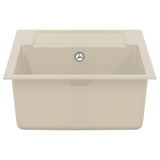 Lavello Beige 780 x 500 mm 80% Quarzo e 20% Resina