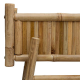 Vaso da Giardino con Supporto Naturale 50 x 38 x 114 cm Bambù