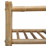 Scarpiera con lo scaffale Naturale 68 x 28 x 96 cm Bambù