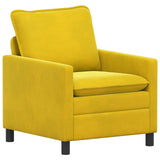 Set di divani 2 pcs Giallo Velluto