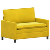Set di divani 2 pcs Giallo Velluto