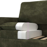 Set di divani 2 pcs Verde Poliestere