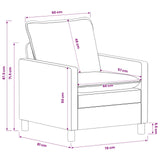 Set di divani 2 pcs Verde Poliestere