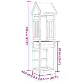 Torre da Gioco Marrone 52.5 x 46.5 x 208 cm Pino massello