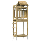 Torre da Gioco Marrone Legno Impregnato Solido