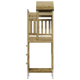 Torre da Gioco Marrone Legno Impregnato Solido