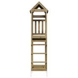 Torre da Gioco Marrone Legno Impregnato Solido