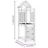 Torre da Gioco Marrone 53 x 110,5 x 214 cm Legno Douglas Solido