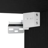 Armadietto a muro Rovere Nero 60 x 31 x 70 cm Legno truciolato