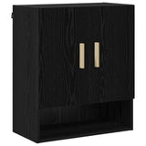 Armadietto a muro Rovere Nero 60 x 31 x 70 cm Legno truciolato