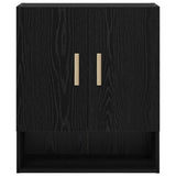 Armadietto a muro Rovere Nero 60 x 31 x 70 cm Legno truciolato