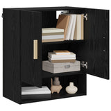Armadietto a muro Rovere Nero 60 x 31 x 70 cm Legno truciolato
