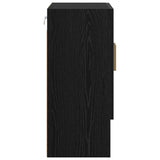 Armadietto a muro Rovere Nero 60 x 31 x 70 cm Legno truciolato